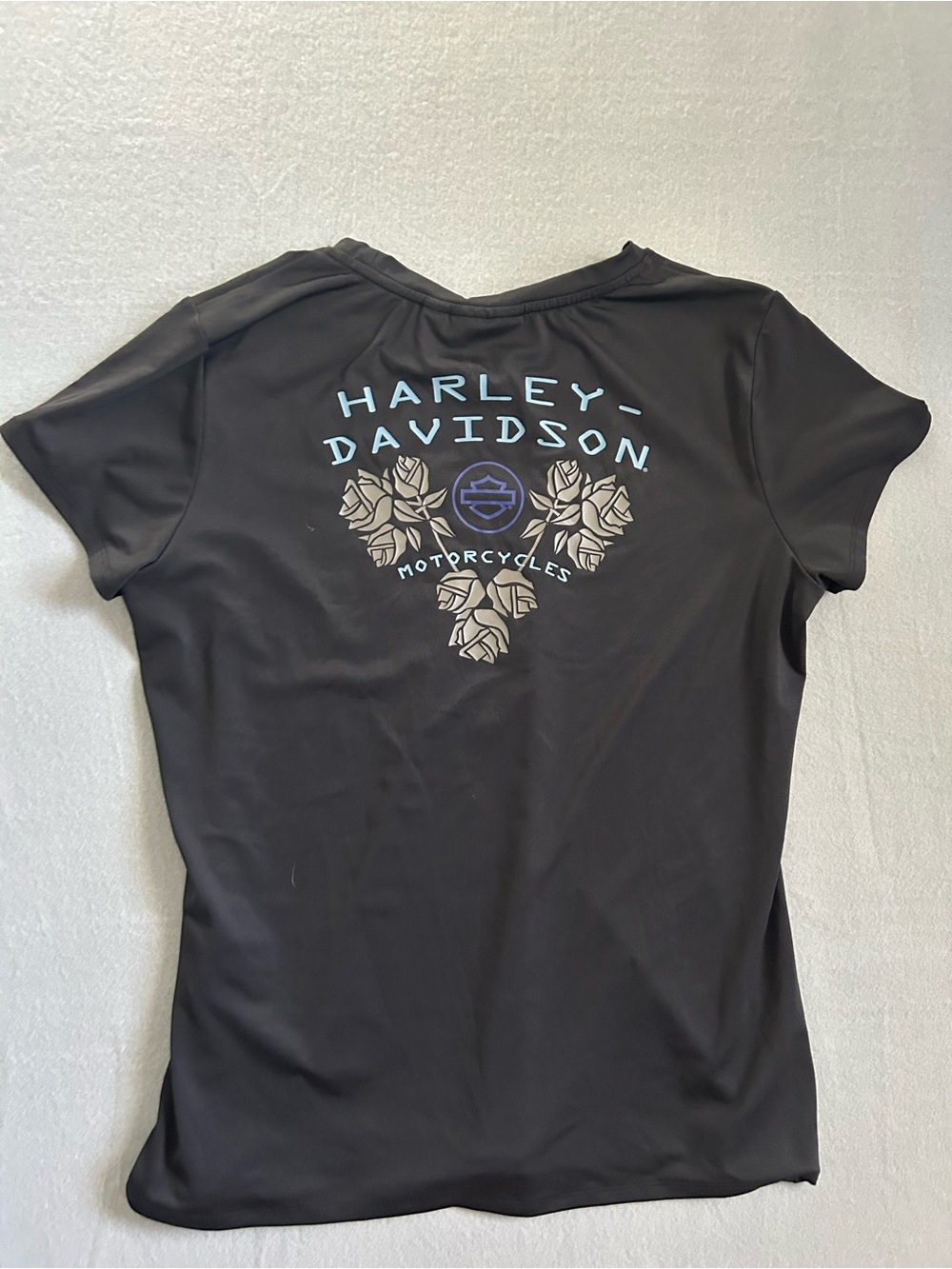 Womens Harley-Davidson Shirt Top Women's Large Moisture-Wicking mesh
